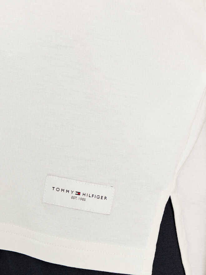 Tommy Hilfiger Tommy Hilfiger Marškinėliai UW0UW05190 Écru Oversize