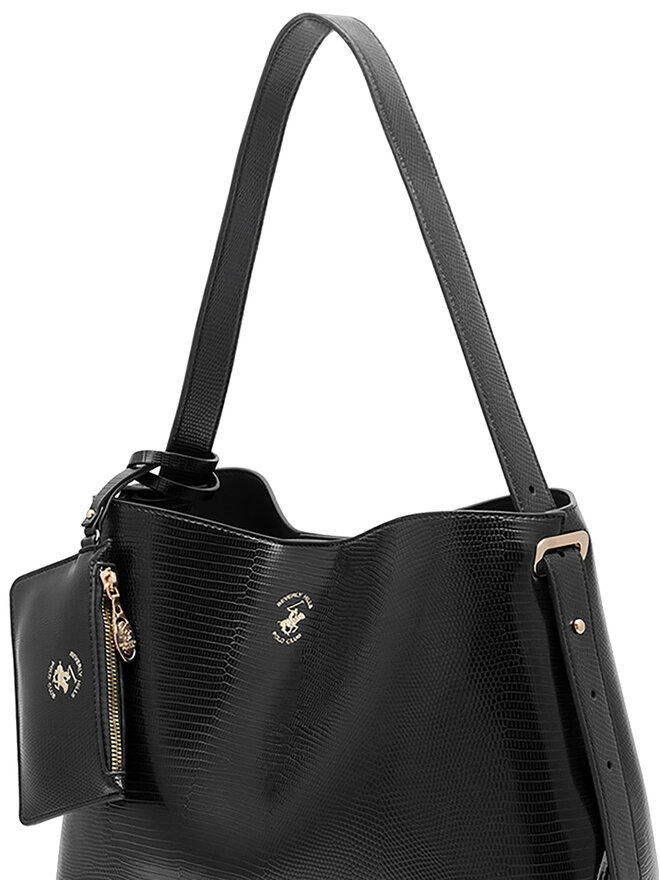 Beverly Hills Polo Club Сак Beverly Hills Polo Club BHPC-W-05-A23 Черен
