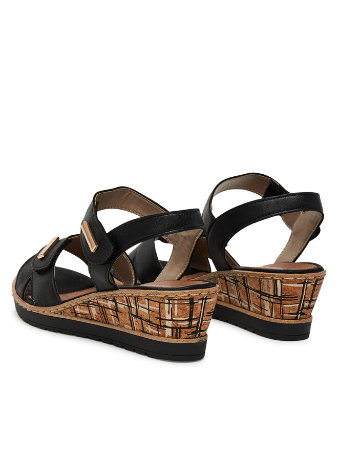 Remonte Sandály Remonte R6266-00 Černá