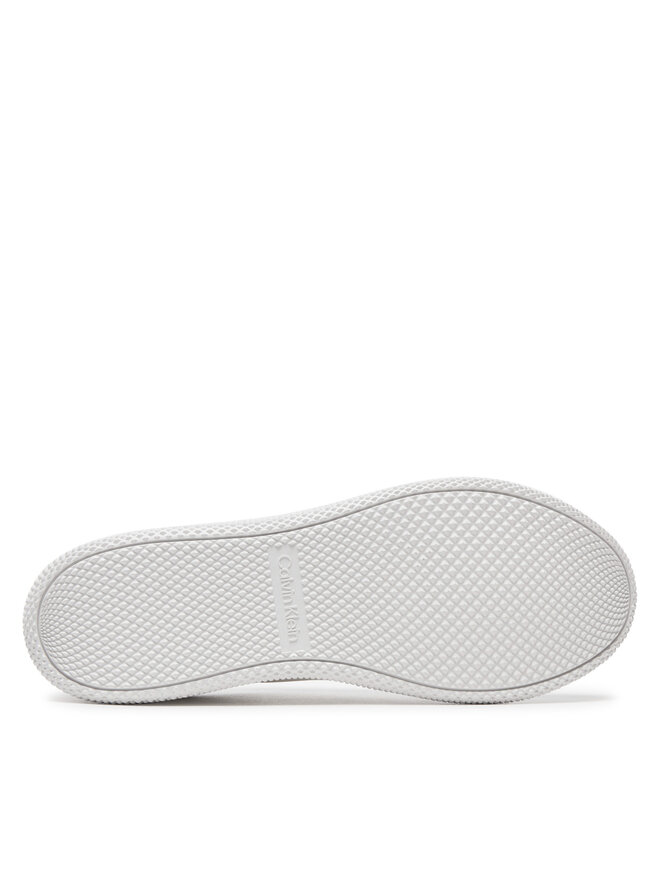 Calvin Klein Сникърси Calvin Klein Low Top Lace Up Lth HM0HM01790 Бял