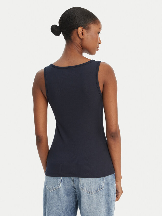 Guess Jeans Guess Jeans Top W6GPZ2 KA0H1 Dunkelblau Slim Fit