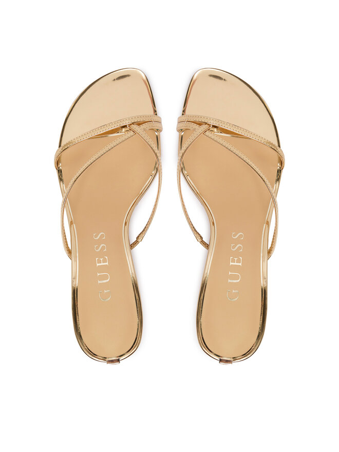 Guess Zehentrenner Guess FLJGZY LEL03 Goldfarben