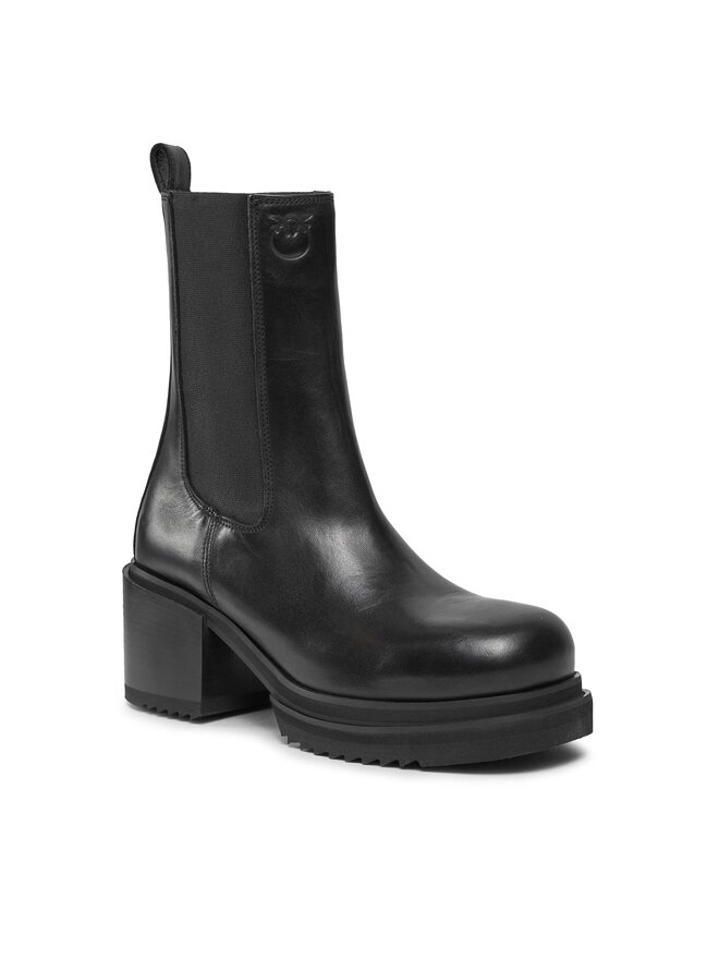 PINKO Stiefeletten PINKO Parry Tronchetto AI 23-24 BLKS1 102319 A1D4 Schwarz
