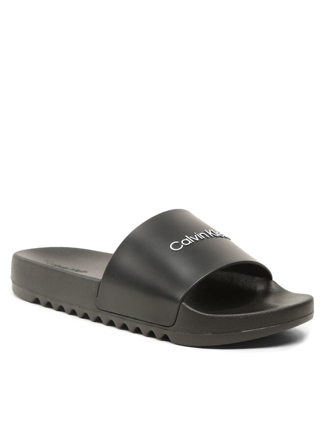 Calvin Klein Ciabatte Calvin Klein Chuncky Pool Slide Rub HM0HM01063 Nero