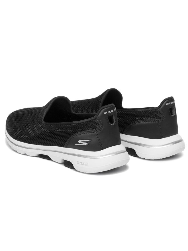 Skechers Κλειστά παπούτσια Skechers Go Walk 5 15901/BKW Μαύρο