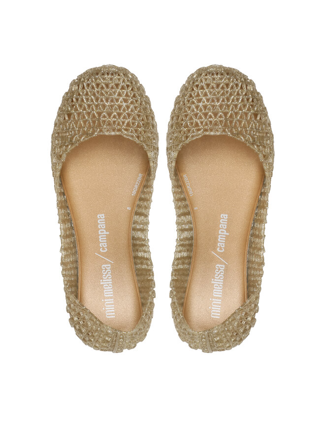 Melissa Baleriny Melissa Mini Melissa Campana Papel Inf 32996 Złoty