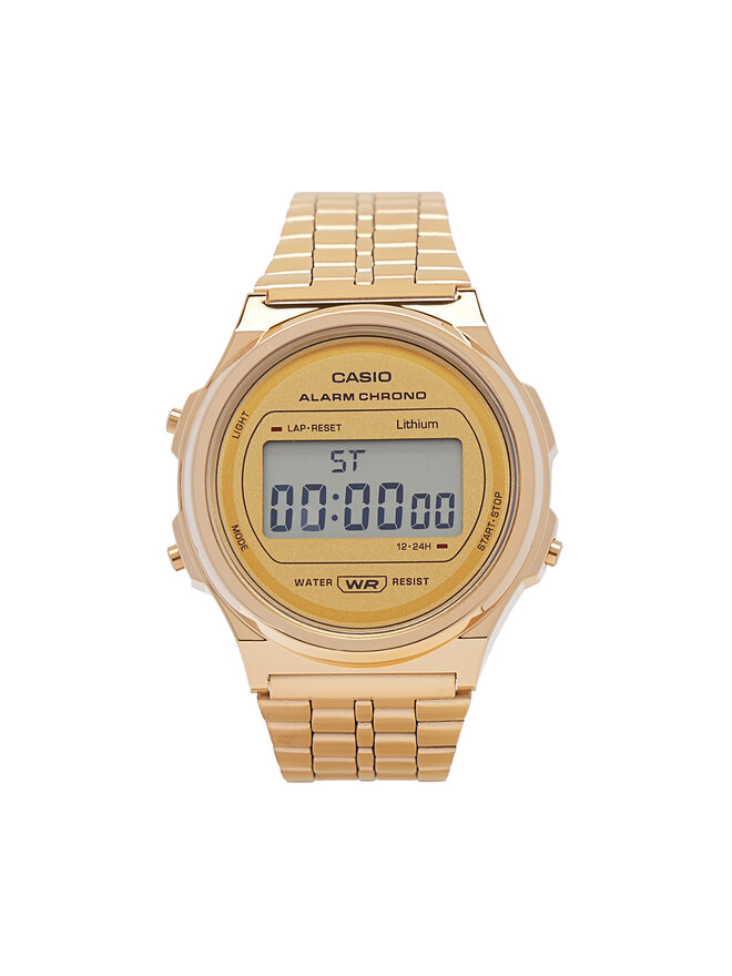 Casio Zegarek Casio A171WEG-9AEF Złoty