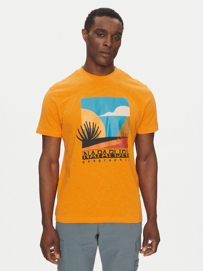 Napapijri Napapijri Camiseta S-Arbia NP0A4IE3 Naranja Regular Fit