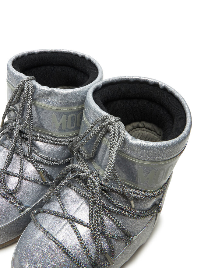 Moon Boot Śniegowce Moon Boot Icon Low Glitter 80D1409440 Srebrny