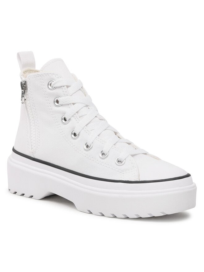 Converse Sneakers aus Stoff Converse Chuck Taylor All Star Lugged Lift Hi A03012C Weiß