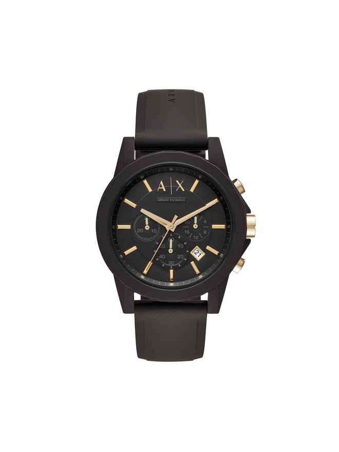 Armani Exchange Zegarek Armani Exchange Outerbanks AX7105 Czarny