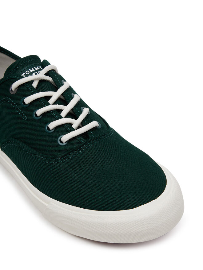 Tommy Hilfiger Scarpe sportive Tommy Hilfiger Th Hi Vulc Low Oxford Twill FM0FM05400 Verde