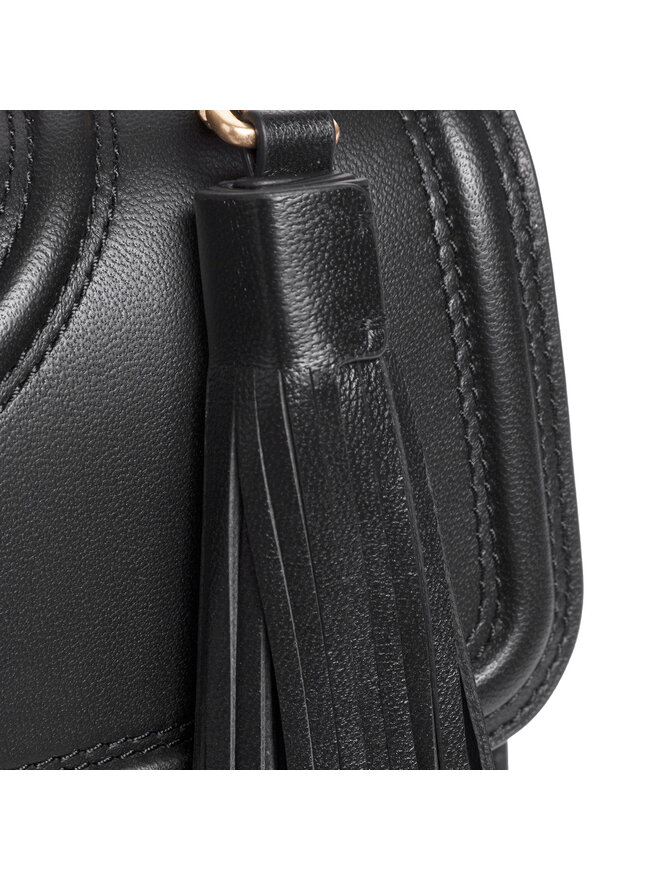 Tory Burch Geantă Tory Burch Flaming Small Convertible Shoulder Bag 75576 Negru