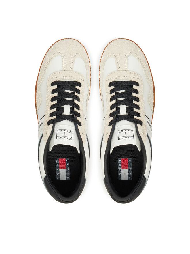 Tommy Jeans Снікерcи Tommy Jeans The Greenwich Leather EM0EM01587 Écru