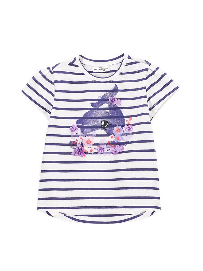 Coccodrillo Coccodrillo Marškinėliai WC5143201HGN Violetinė Regular Fit