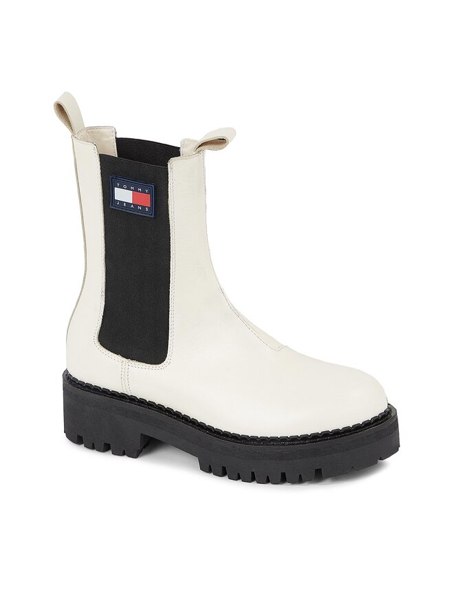 Tommy Jeans Sztyblety Tommy Jeans Tjw Urban Chelsea EN0EN02298 Biały