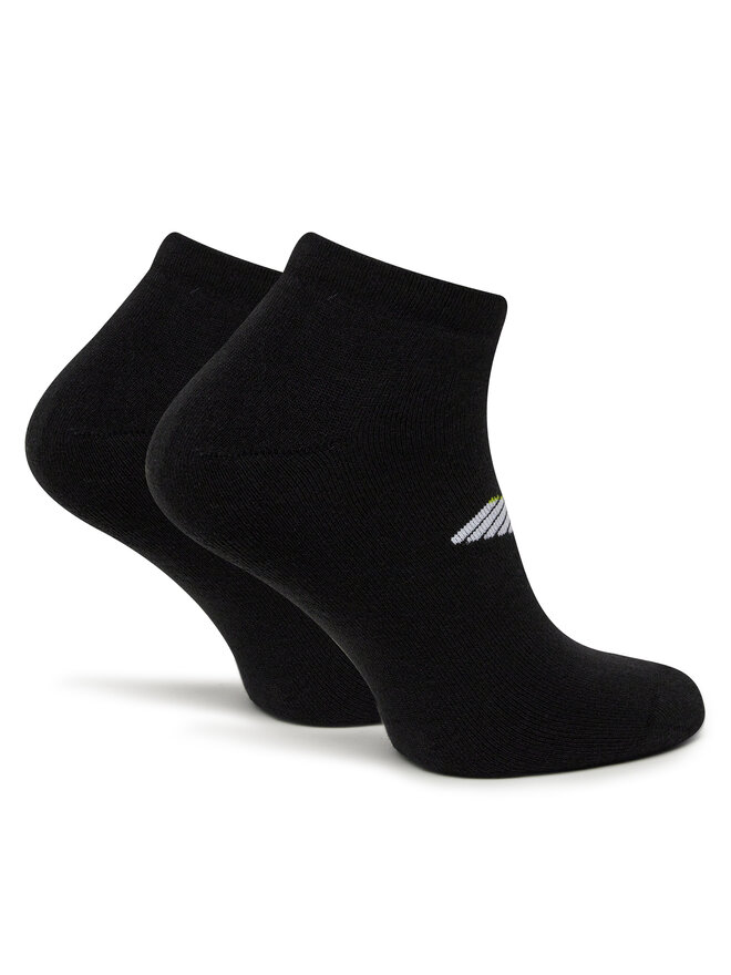 Emporio Armani 2er-Set niedrige Herrensocken Emporio Armani EM000538 AF12299 MC005 Schwarz