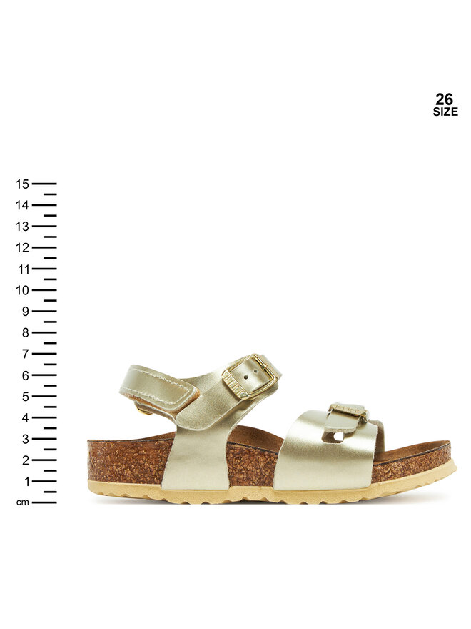 Birkenstock Sandalen Birkenstock Rio As Kids 1029540 S Goldfarben