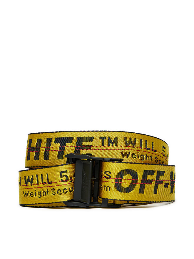 Ceinture homme Off White OMRB012R21FAB0011810 Jaune chaussures