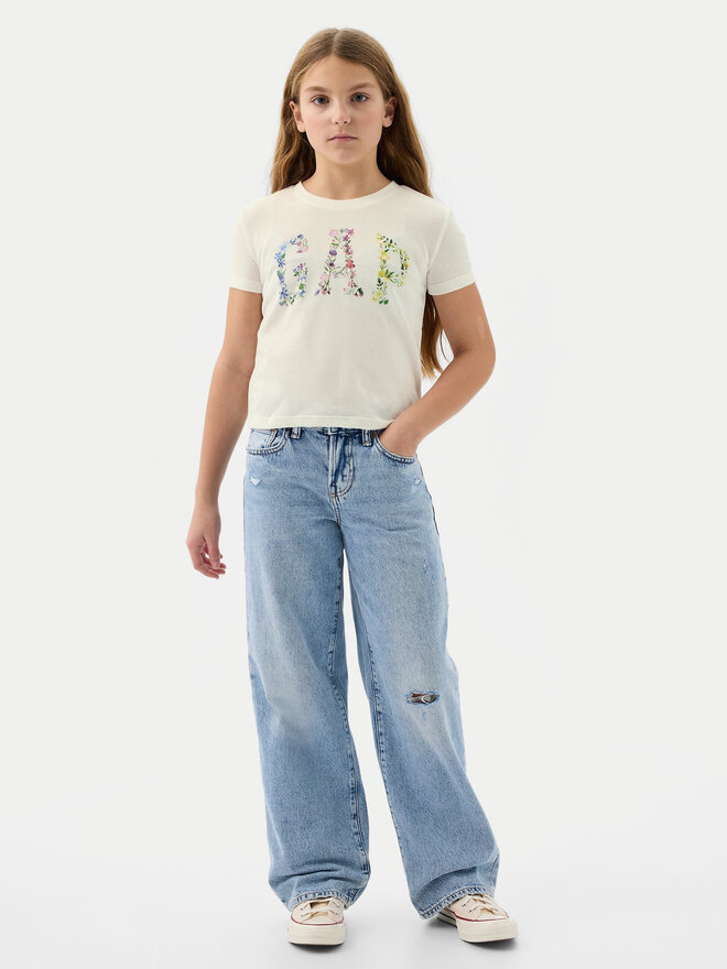 Gap Gap Camiseta 888862 Écru Regular Fit