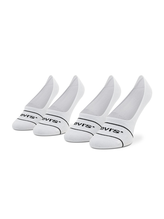 Levi's® 2er-Set Unisex-Sneakersocken Levi's® 701219508 Weiß