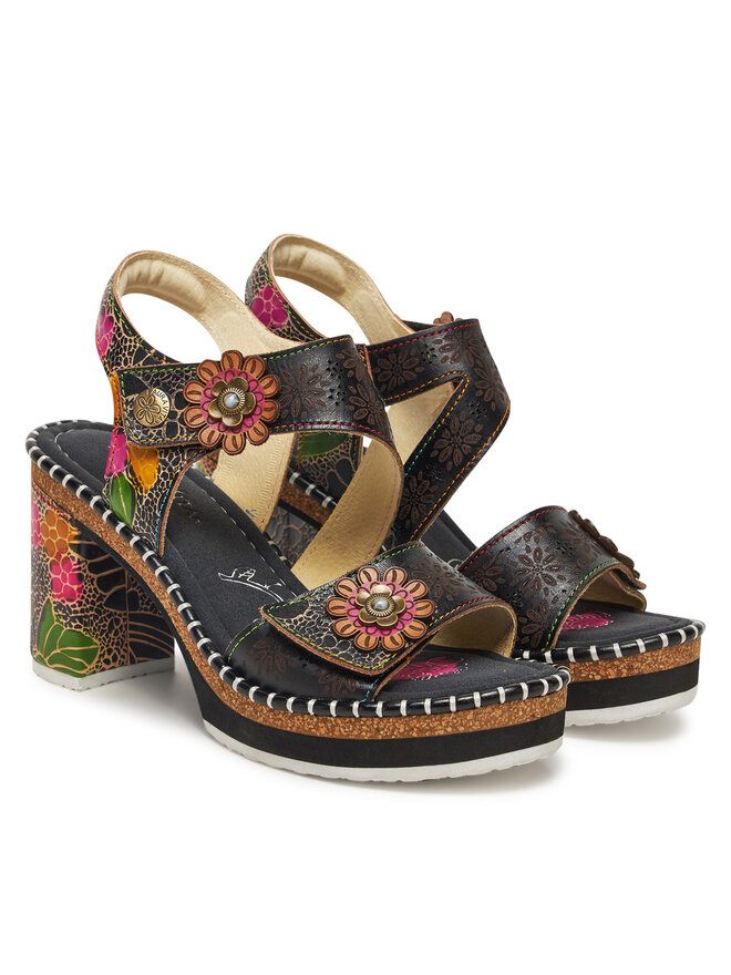 Laura Vita Sandalen Laura Vita Naomio 02 Schwarz