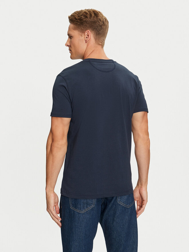 La Martina La Martina T-Shirt ZMR009 JS206 Dunkelblau Regular Fit