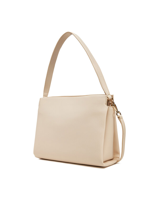 Tommy Hilfiger Ročna torba Tommy Hilfiger Th Legacy Med Satchel AW0AW17173 Écru
