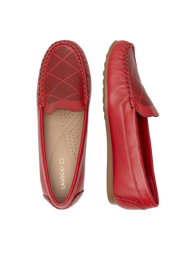Lasocki Mokasyny Lasocki GRD-D520-05 Czerwony