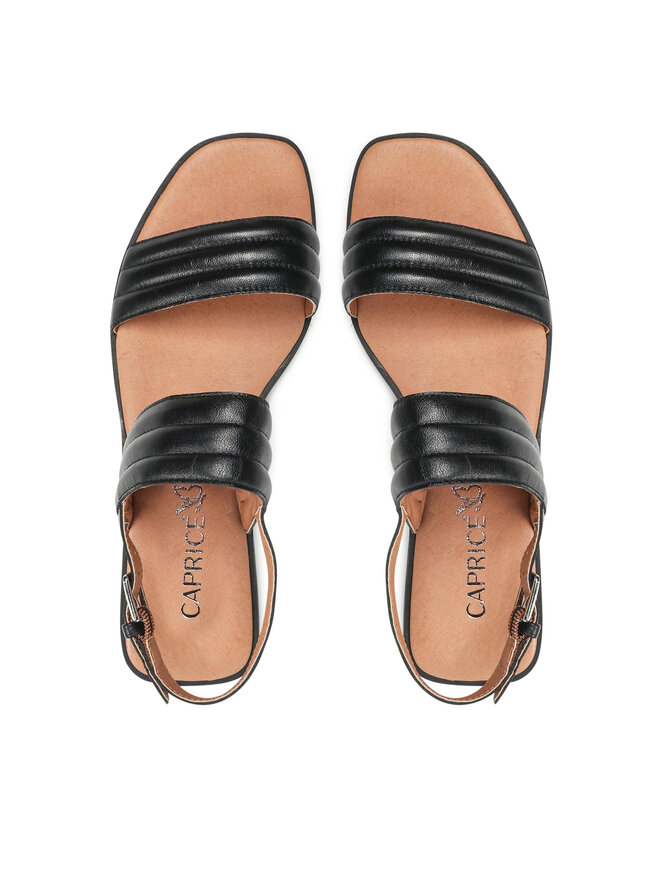 Sandali Caprice Donna Larghezza G - Modello 9-9-28105-28, Comodi E In Pelle, Colore Naturale