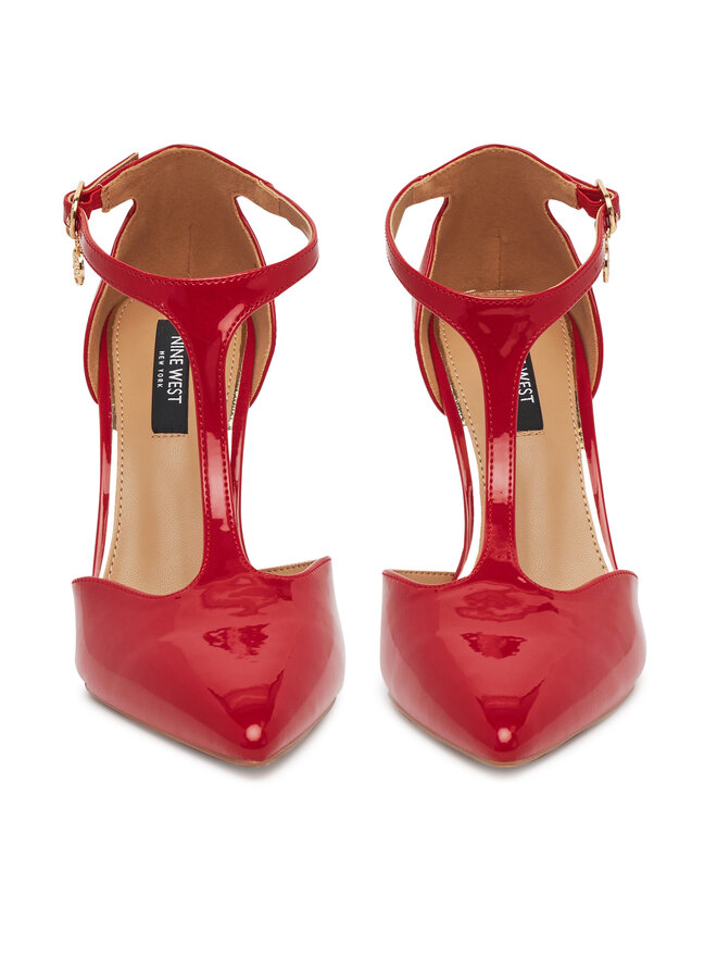 Nine West Pantofi cu toc subțire Nine West WS21582-01 Roșu