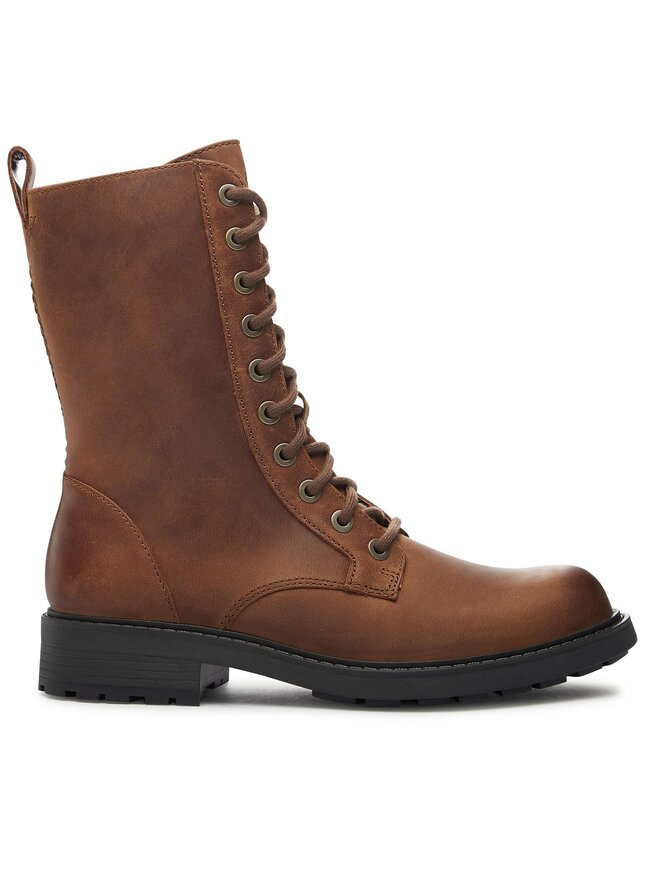 Clarks - Botas Solsbury DB Piel Marrón Oscuro