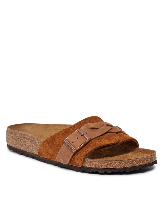 Birkenstock Pantoletten Birkenstock Oita Braided 1026742 Braun