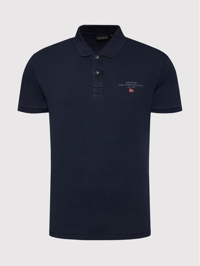 Napapijri Napapijri Polo majica Elbas NP0A4GB4 Mornarsko modra Regular Fit