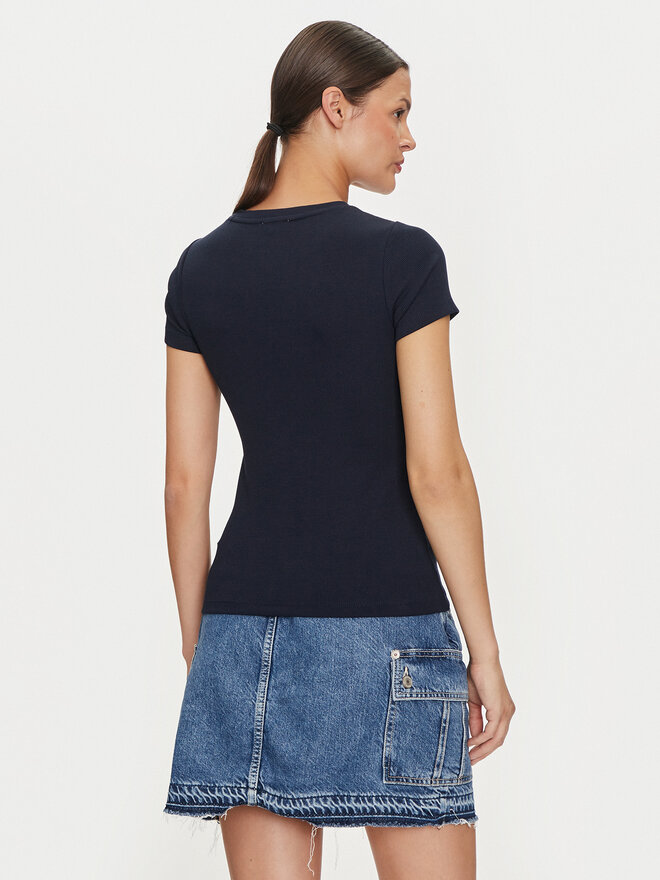 Guess Jeans Guess Jeans Póló W4YI64 KA0H1 Sötétkék Slim Fit