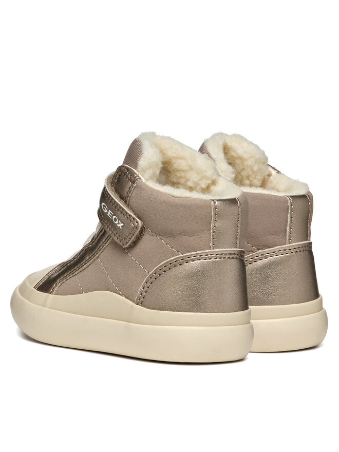 Geox Šnurovacia obuv Geox B Gisli Girl B461MB 0AUAJ C5005 M Béžová