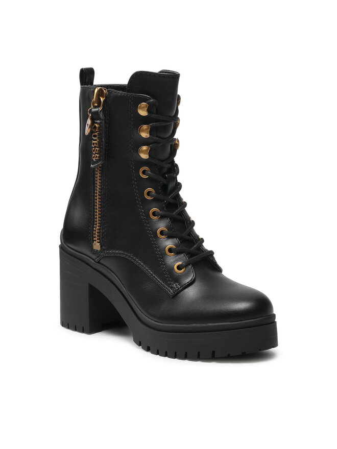 Guess Polokozačky Guess Cabra2 FL7CBR ELE10 Černá