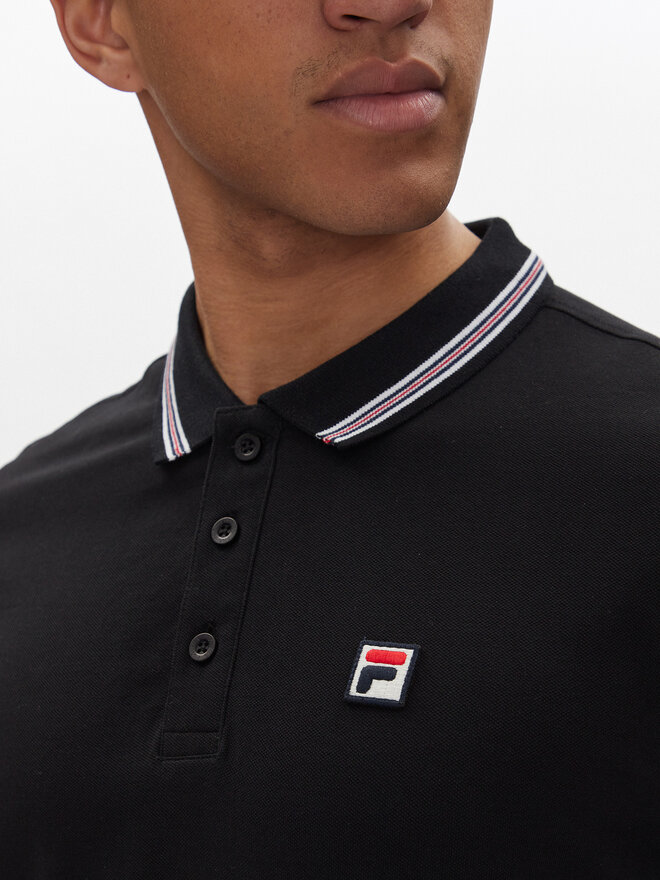 Fila Fila Poloshirt Lubeek FAM0898 Schwarz Regular Fit
