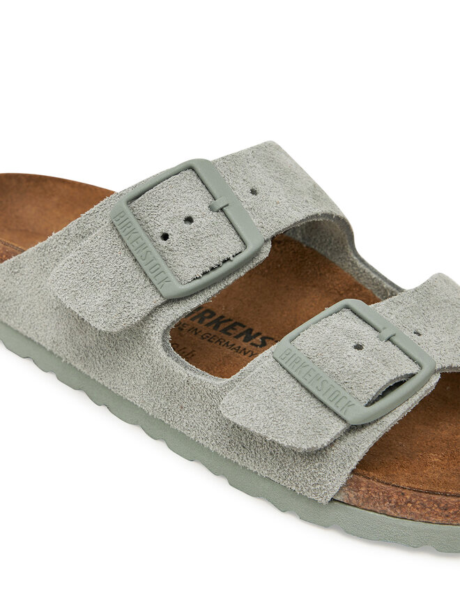 Birkenstock Klapki Birkenstock Arizona zamsz 1029215 Zielony