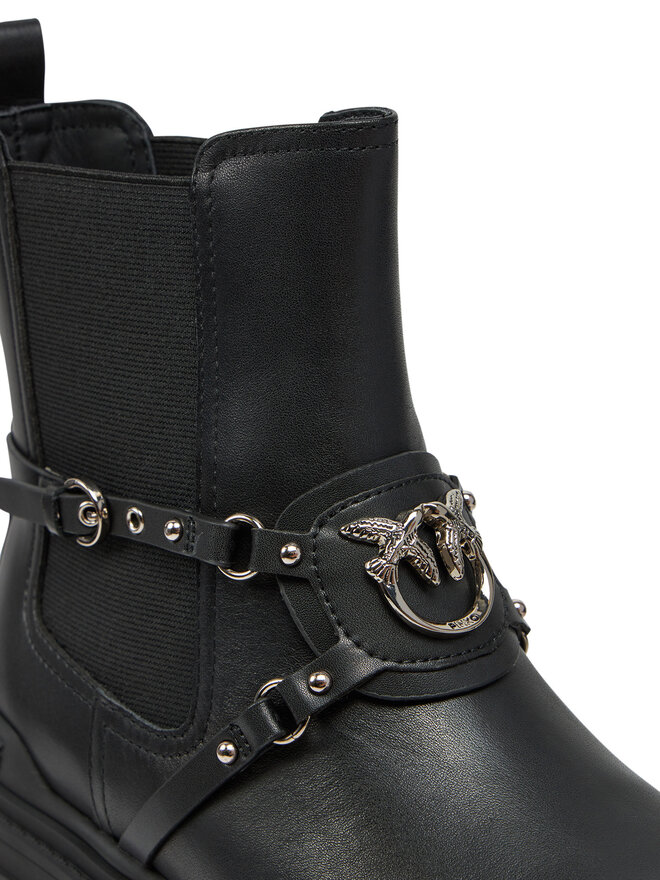 PINKO Klassische Stiefeletten PINKO Mia 10 SD0143 P044 Schwarz