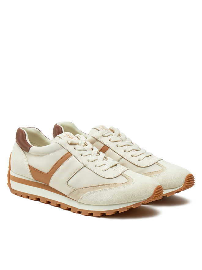 LAUREN RALPH LAUREN Sneakersy Lauren Ralph Lauren 802943462002 Béžová