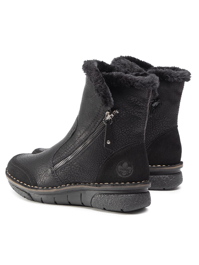 Rieker Botine Rieker 73371-00 Negru