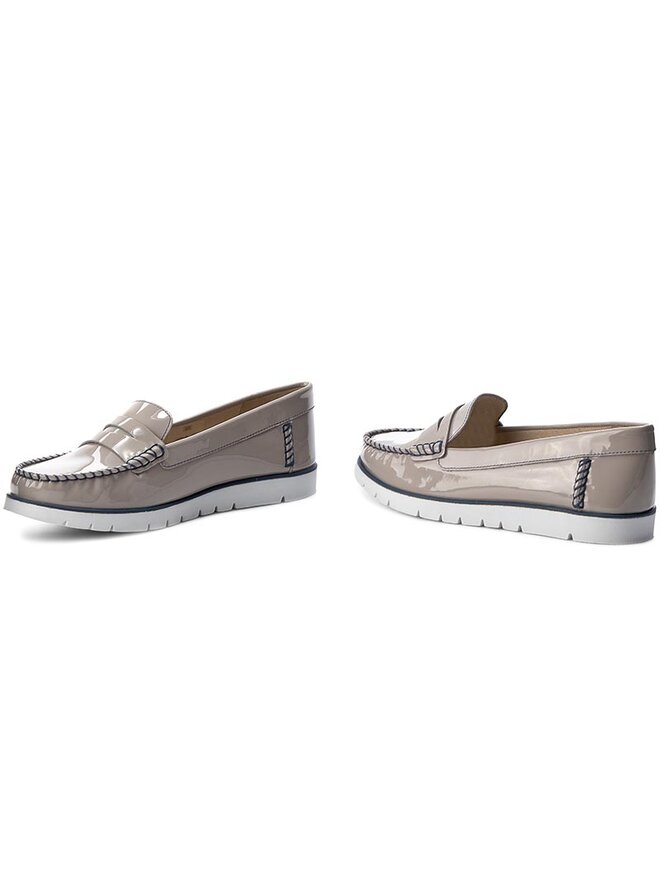 Mocassini Geox D Kookean F D724PF 00066 C1010 Grigio escarpe