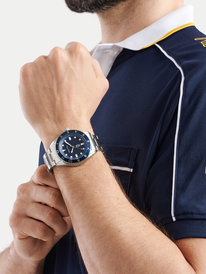 Nautica Pulkstenis Nautica Finn World NAPFWF407 Sudraba