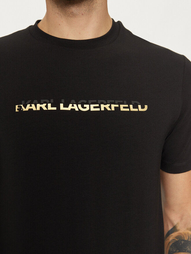 KARL LAGERFELD KARL LAGERFELD T-Shirt 755462 551235 Μαύρο Regular Fit
