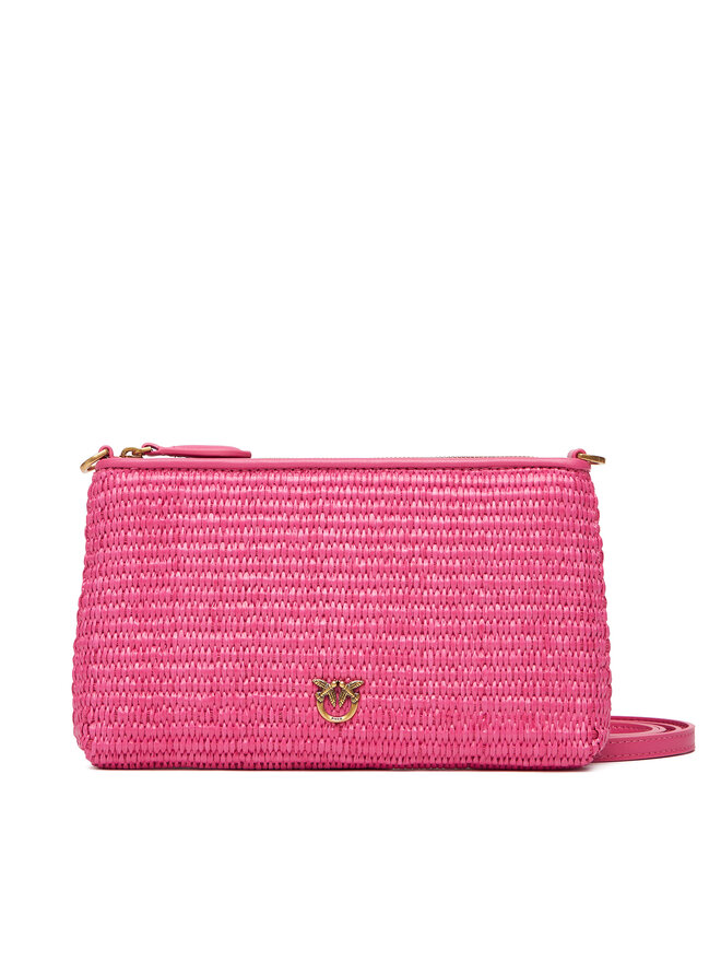 PINKO Kabelka PINKO Flat Horizontal Mini PE 25 PCPL 104277 A2CF Růžová