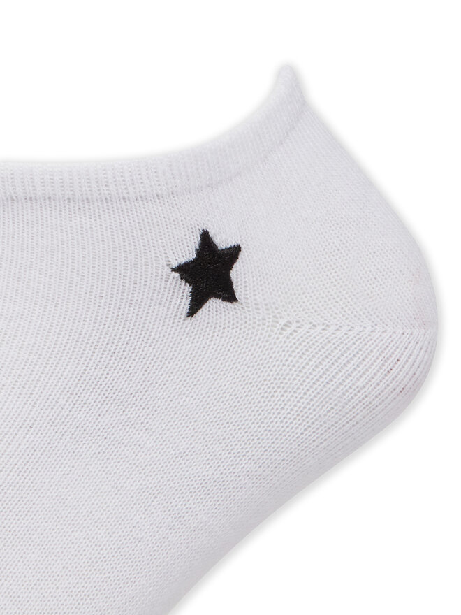 ONLY 3 pares de calcetines cortos para mujer ONLY 15338233 Blanco