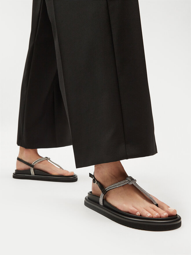 Eva Minge Sandale Eva Minge EDITTA-V901-115-1 Negru