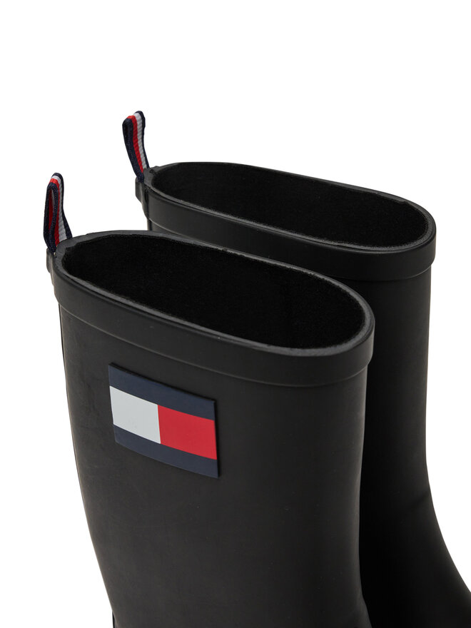 Tommy Hilfiger Гумени ботуши Tommy Hilfiger T3XC-33923-0047 S Черен