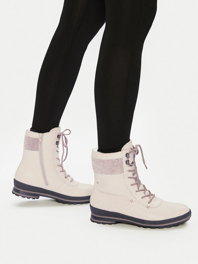 Rieker Schnürschuhe Rieker Z2405-60 Beige